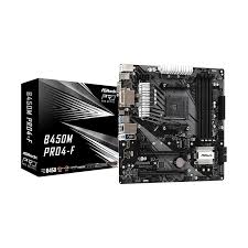 Asrock B450M Pro4-F AMD Motherboard