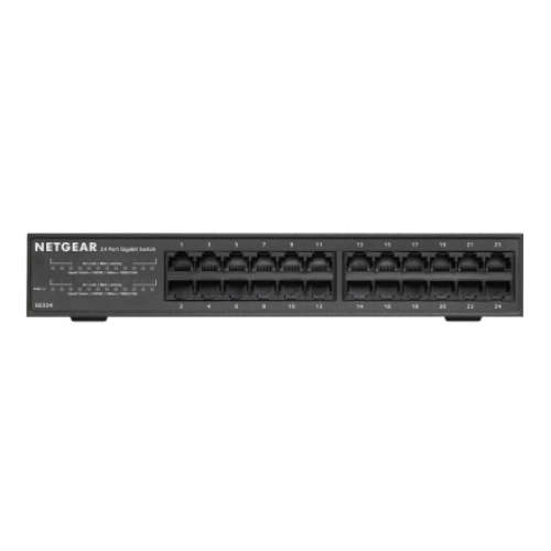 NETGEAR GS324 24-PORT GIGABIT UNMANAGED SWITCH