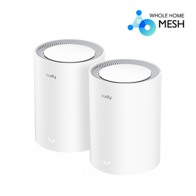 Cudy M1800 AX1800 Dual Band Mesh Router (2 Pack)