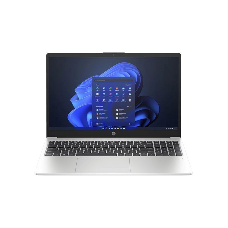 HP 250 G10, CORE i3-1315U, 8GB DDR4 3200, 512GB SSD, 15.6 INCH FHD, COLOR SILVER, BACKLIT KB, DOS, FINGERPRINT SECURITY LAPTOP